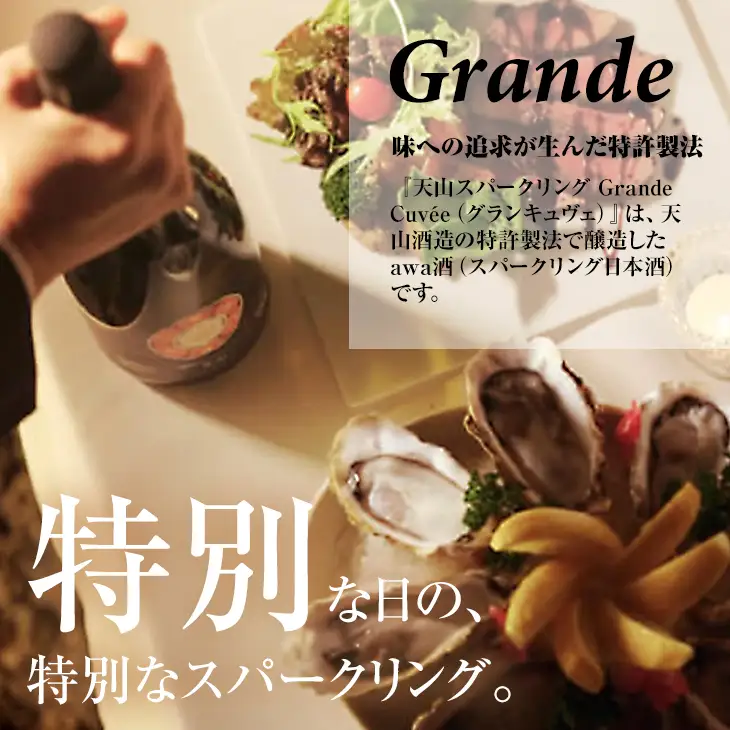天山 sparkling Grande Cuvee750ml 天山酒造 D370-002 日本酒