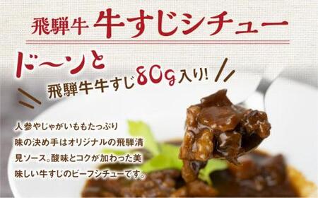 飛騨牛シチュー＆飛騨牛牛すじシチュー（400ｇ × 各3袋） | 極旨 ビーフシチュー 牛すじシチュー 飛騨牛 飛騨清見ソース 具材ゴロゴロ 飛騨牛 おいしい おすすめ レトルト 野菜 ふるさと清見 DC017