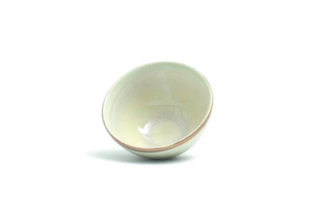 【美濃焼】Bowl S 口金 淡織部【RYOTA AOKI POTTERY/青木良太】 陶芸家 食器 小鉢 ボウル デザートカップ おしゃれ 国産 美濃焼 陶器 デザートボウル アイスボウル 小物入れ インテリア 送料無料 緑 グリーン [MCH219]