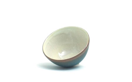 【美濃焼】Bowl S 口金 スターブルー【RYOTA AOKI POTTERY/青木良太】 食器 小鉢 ボウル デザートカップ おしゃれ 国産 美濃焼 陶器 デザートボウル アイスボウル 小物入れ インテリア 送料無料 青 藍 ブルー [MCH220]