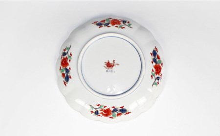 【波佐見焼】林九郎窯 菊割花地紋 和皿 取皿 4点セット 食器 皿 【石丸陶芸】 [LB80]  波佐見焼