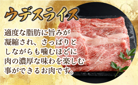 宮崎牛 ウデスライス 計800g（400g×2）_K030-005