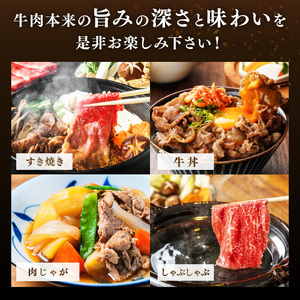 博多和牛A5しゃぶしゃぶすき焼き用＜厳選部位＞(ロース肉・モモ肉・ウデ肉)500g 牛肉 黒毛和牛【014-0025】