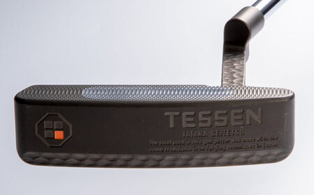 ゴルフ 鉄師田部家謹製ゴルフパターTESSEN（トゥ・ヒール型／ブラック） [AIAV004] 