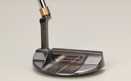 ゴルフ 鉄師田部家謹製ゴルフパターTAMAHAGANE（マレット型／クランク）  [AIAV008] 
