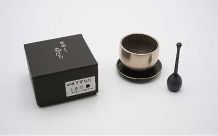 【高岡銅器】すずなり 黒 銅錫 合金 砂張りん 高音 澄んだ 音色 小さい おりん 余韻  FAD-0969
