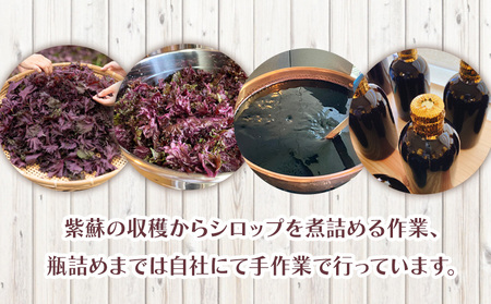 赤紫蘇シロップ 1本 300ml 紫蘇 tc-0007