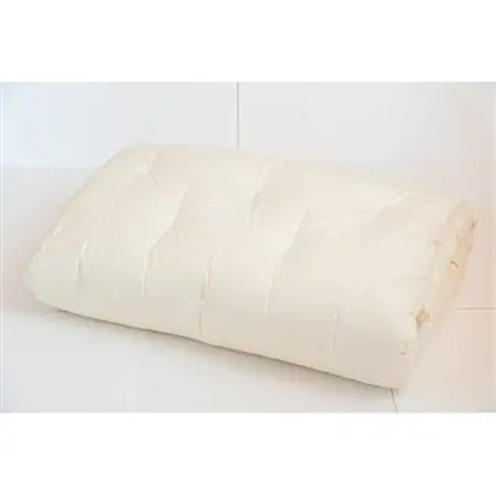 年中使える　ボリュームのある敷き布団(木綿わた90%)　シングル　和布団　シンプルなオフ白無地_雑貨・日用品 布団 寝具 _【1101939】