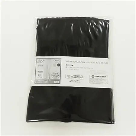 日本製 シルク レギンス 10分丈 腹巻きパンツ おなかひざシリーズ ブラック 【631-7162】_装飾品・工芸品  服飾小物 _【1088653】