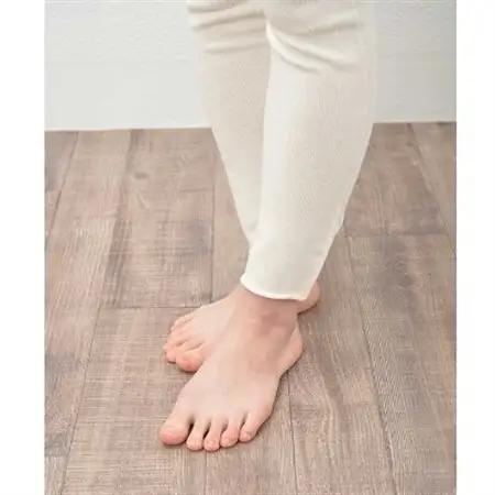 日本製 シルク  腹巻きパンツ 10分丈 ( 無縫製 ) オフホワイト (625-7413)_装飾品・工芸品  服飾小物 _【1256140】