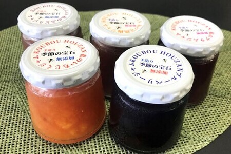 季節の宝石 無添加手作りジャム 5種 K070006