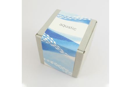 浅草切子 aquatic「Dolphin Fish Blue 冷酒杯」_0012-002-T03