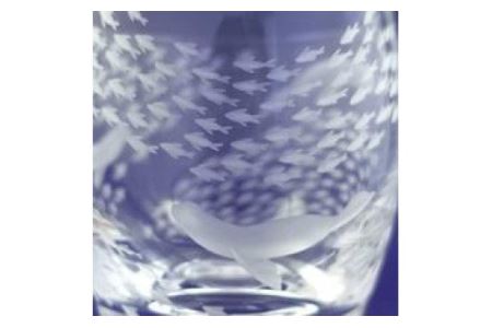 浅草切子 aquatic「Sea Lion Fish 冷酒杯」_0012-007-T03