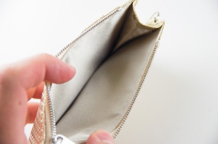 フラグメントケース [ 牛革（スパイク箔）](カラー：ピンクゴールド)_0114-002-T03-3