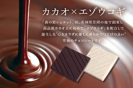 グッドヘルシー チョコ 「森の恵」詰合せ24枚入り　≪スクエア≫ BO-017