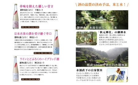 どぶろく 飲み比べセット 300ml×12本（3種×各4本セット） ギフト 和まっこり にごり酒 濁り酒 濁酒 高千穂 宮崎 神話の里 敬老の日 ふるさと納税 どぶろく 飲み比べ 千穂まいり 神楽まいり 神呂木まいり お酒 酒 アルコール 晩酌 贈答 贈り物 ギフト プレゼント 宮崎県 高千穂町 _Tk015-015