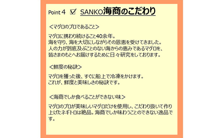 SANKO海商 ネギトロ 1kg (250g×4パック) セット 詰め合わせ ねぎとろ まぐろ 鮪 マグロ 魚 魚介 魚介類 高級 冷凍ネギトロ 冷凍 静岡 静岡県 浜松市 【配送不可：離島】
