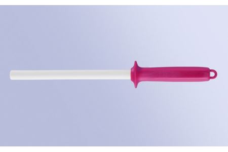 H7-115 セラミックシャープナー（丸棒）ピンク ～包丁用砥石 研ぎ棒 ステンレス・ハガネ対応 ピンク～