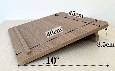D18-08 学習台 【カラー】ウォールナット～在宅ワークのPC台にも～【30営業日】（45日程度）を目安に発送