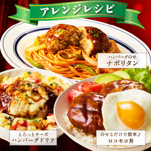 【レンジで簡単！】博多和牛デミグラスソース手ごねハンバーグ【019-0020】