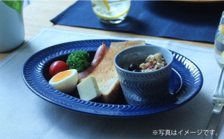 【波佐見焼】ローズマリー リムオーバル マットブラック 食器 皿 【翔芳窯】 [FE140]  波佐見焼