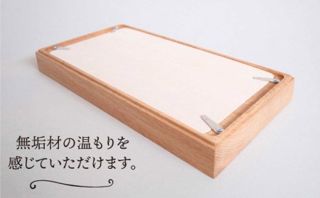 【オーク素材】薄型ティッシュボックス 糸島市 / 贈り物家具 みはたや [ADD020]