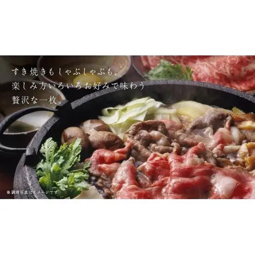 【常陸牛】すき焼き しゃぶしゃぶ用 ( 赤身 450g )( 霜降 400g ) 食べ比べ セット (茨城県共通返礼品)