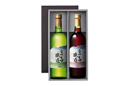 ワイン 【高畠ワイナリー】高畠ワイン 赤・白 ハーフワイン 360ml×各1本 飲み比べセット [高畠ワイナリー 山形県 高畠町 tk06ays730104]
