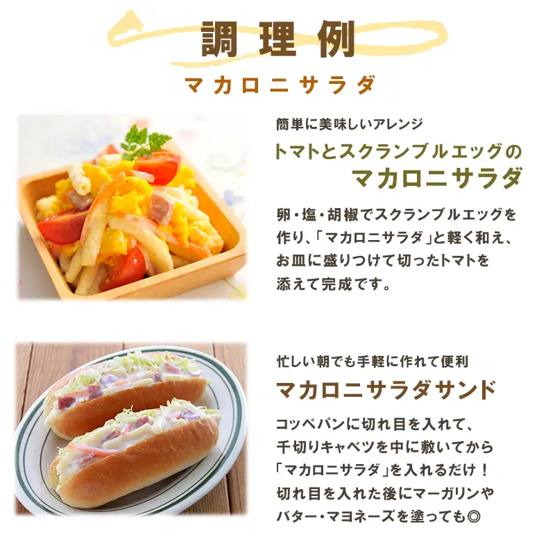 サラダ パウチ 2種 20袋（ごぼう・マカロニ）