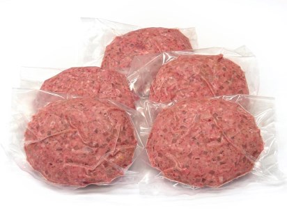 [牛壱] 国産牛100%ジャンボハンバーグ 5個 300g×5個 [2333]