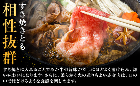 生産者直送！GI認証 くまもとあか牛 すき焼き用 500g ・ 焼き肉用 500g 食べ比べセット山の里《60日以内に出荷予定(土日祝除く)》熊本県 産山村 BBQ 焼き肉 焼肉 すき焼き くまもとあか牛 赤身 和牛 牛肉 牛 国産 あか牛 贈り物【配送不可地域あり】