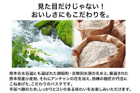 御船町 福永幸山堂のそらいろパスタ 3個入り