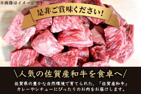 ＼生活応援／佐賀産 和牛 カレー・シチュー用 600g 佐賀産和牛 肉 佐賀 牛肉 佐賀県 鹿島市 冷凍 送料無料 人気 B-81