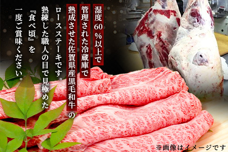  【熟成肉】佐賀県産黒毛和牛牛肩ロースしゃぶしゃぶ・すきやき用500ｇ E-50