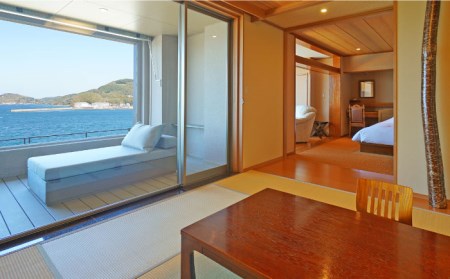 【3名様】離島唯一の”5つ星”旅館で極上ステイ（1泊2食付）※平日限定【壱岐リトリート海里村上】 [JEF002] 595000 595000円 宿泊券
