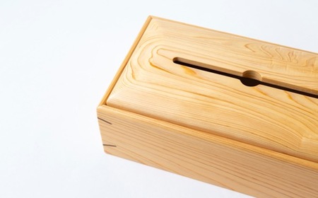 Design Labo i 地元ヒノキティッシュケース (無地)