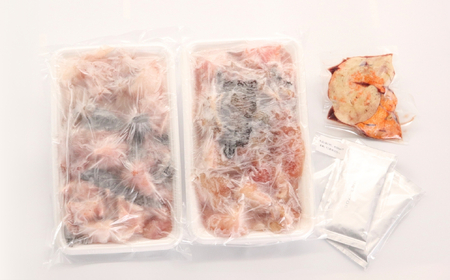 あん肝たっぷり100g入り 天然アンコウ鍋1.0kg（4人前）セット 魚 海鮮鍋 海鮮 鍋 鍋セット あんこう 肝 スープ付き 1キロ ご当地グルメ 【005_0134】