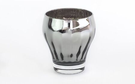 Jewelry・Glass／日本酒グラスセット 白銀 【ガラス 強化ガラス チタン】 食器 キッチン用品 2個 職人 手仕事 機能 造形美 ペア マイルド 深み 香り 香気 風味 甘味 際立たせる お酒 