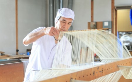  【宮内庁献上】と【 九州産 小麦粉 100％ 】手延べ そうめん 2種 詰め合せ 40箱 /  素麺 島原そうめん 麺 / 南島原市 / 川上製麺 [SCM013]