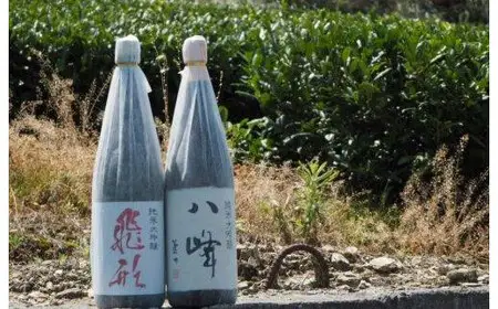 【ギフト用】＜純米大吟醸＞「飛形」「八峰」1.8Lセット（ギフト対応）日本酒 銘酒 お酒 限定流通 福岡県 八女市 015-005-GFT
