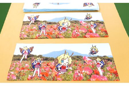シモンちゃん フェイスタオル 昇華転写プリント 【 キャラクタータオル タオルグッズ 茨城タオル 下妻タオル 】