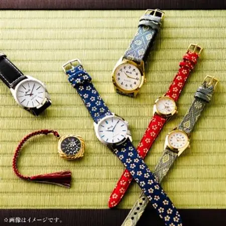 【和心】和素材を取り入れた個性ある日本製提げ時計　WA-003L-A_装飾品・工芸品  服飾小物   家電製品 時計  _【1133085】