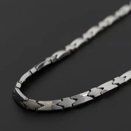 【日本製】ゲルマニウムネックレス　DN-003NL-1(シルバー)_装飾品・工芸品 ペンダント・ネックレス アクセサリー _【1258551】