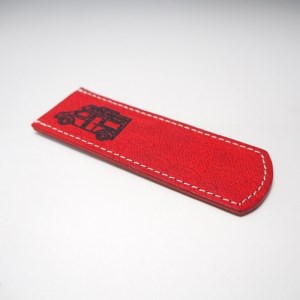 【1014-1_05】キャンピングカーロゴがお洒落！　牛革ハンドルカバー　RD