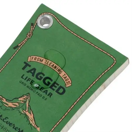 耐洗紙メモ、ノート【TAGGED　LIFEGEAR】　6種類セット(L)×2【1328381】