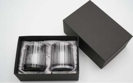 グラスセット 桜・赤富士（貝入）黒 酒器 工芸品 ガラス 高岡漆器 あわび貝 漆 螺鈿ガラス 持ちやすく シンプル 神秘的 輝き きれい おしゃれ 輝く 水面  FAD-0999