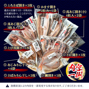 干物 詰め合わせ 24枚 厳選 旬 干物 【みのだ食品】 No.203-A 