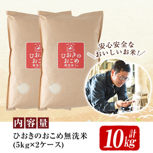 国産 鹿児島県産 ひおきのおこめ 無洗米 10kg No.599 正留産業