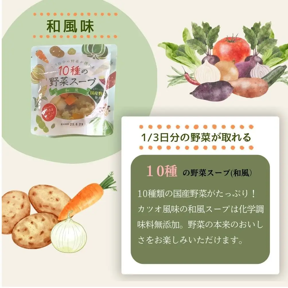 レンジで2分 スープ 野菜スープ 3種9袋 冷蔵 和風スープ 洋風スープ トマトスープ パウチ レトルト レンジアップ 10種の野菜スープ 11種の野菜スープ トマト 時短 手軽ローリングストック 石川食品 宮城県 東松島市 【C】