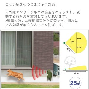 Musashi REP-600 猫しっし〈猫しっし 猫対策 ネコ被害を軽減 ネコ対策 日用品 株式会社ムサシ プレゼント 送料無料 おすすめ〉【2401O10801】